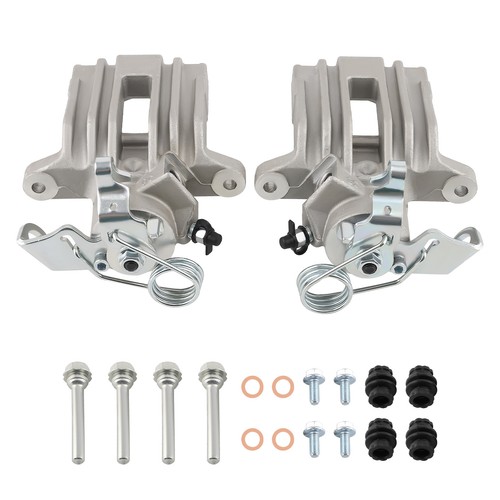 Pair rear brake calipers - brake, solid