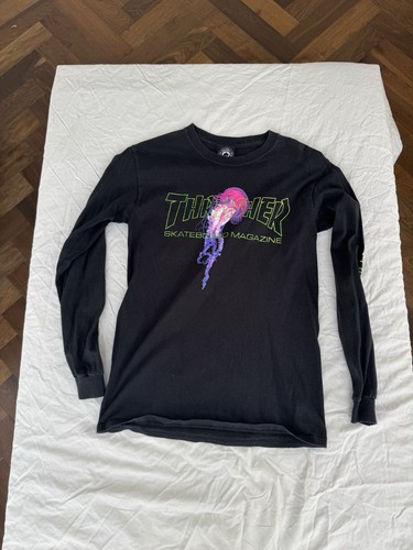Thrasher black long - thrasher,
