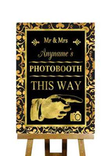 Black And Gold Photobooth This