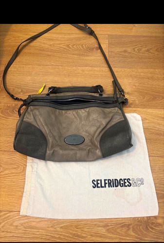Mulberry grey black leather - grey/black,