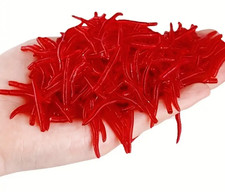 50 PCS RED SEA BAIT SQUID