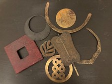 Japanese armour - SEE ALL PHOTOS: COLLECTION OF 8 MAEDATE from samurai helmets