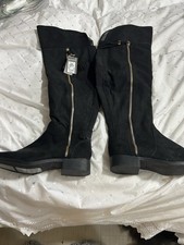 Over The Knee Suede Effect