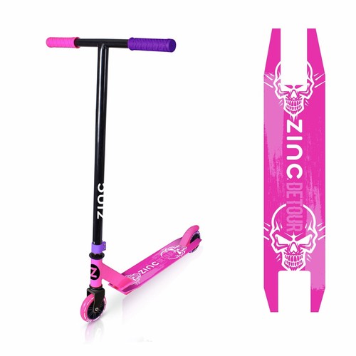 Zinc detour stunt scooter pink - scooter,