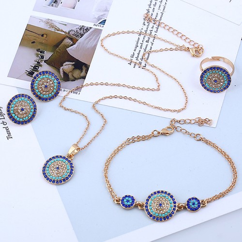 Set necklace earrings - 1,