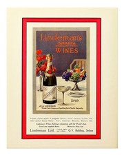 Vintage Wine Advertisement