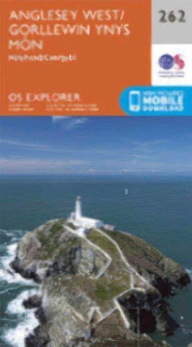 Anglesey west explorer map 262 - anglesey,