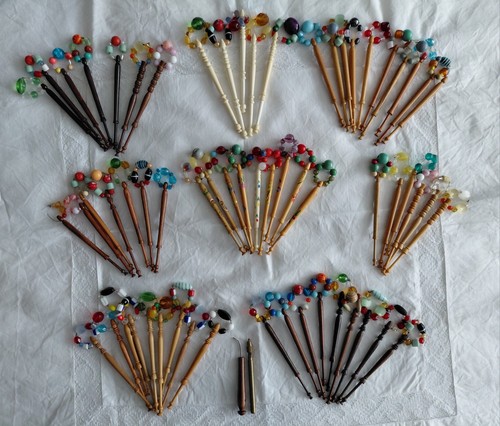 Wooden vintage lace making - vintage,