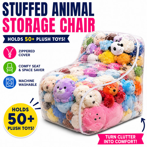 Stuffed animal organizer - organizer, chair