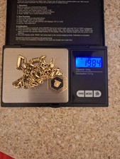 19.84 Grams 14 Ct Gold Versace Chain And Pendent