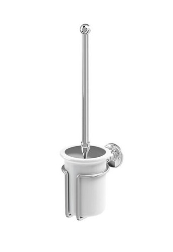 Burlington chrome toilet brush - chrome,