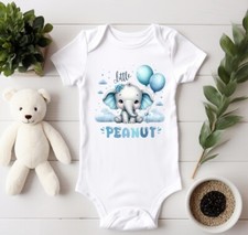 peanut elephant baby boy baby shower baby gift baby memory box