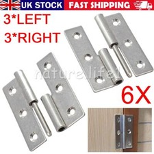 3In Lift Off Stainless Steel Door Hinge with Detachable Pin and Slip Joint Flag