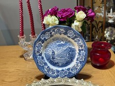 25cm lorch of scotland royal warwıck decoratıve blue wıllow