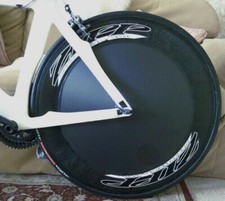 VITESSE DISC WHEEL COVERS DARK CARBON EFFECT CYCLING TIME TRIAL TRIATHLON