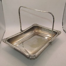 Vintage Silver Plated Basket