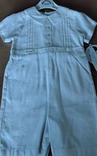 Sarah Louise Boys White Romper