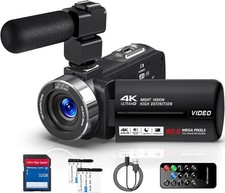 Delmodes video camera - 4k,