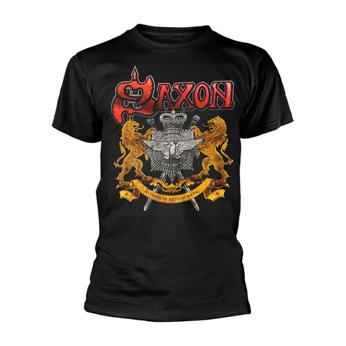 Saxon years black t shirt - years, t-shirt