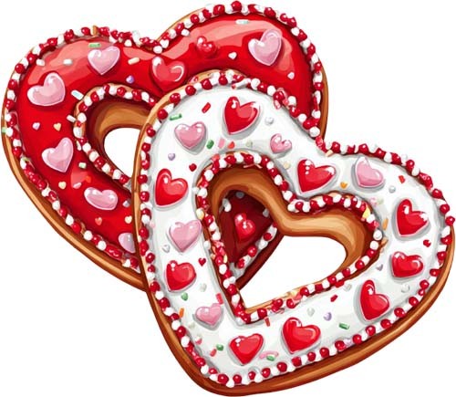 Valentine day donut wall - wall, art