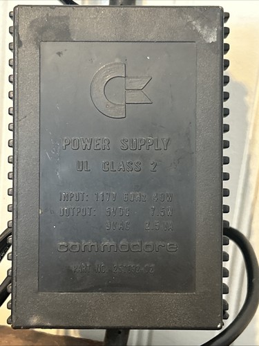 Commodore power supply psu - power,