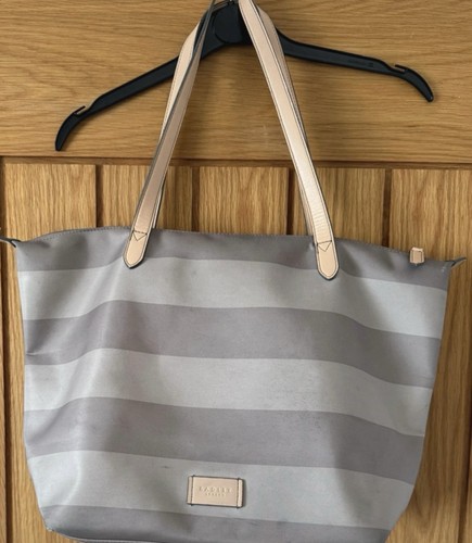 Radley grey striped - tote, bag