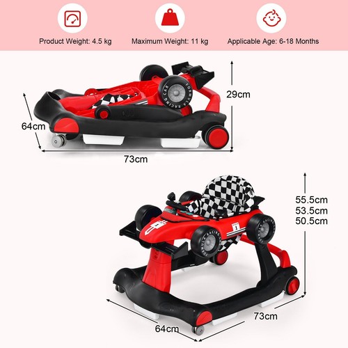Speed baby walker - 4-in-1,