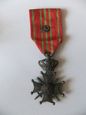 WW1 Belguim Croix de Guerre with Bronze Lion