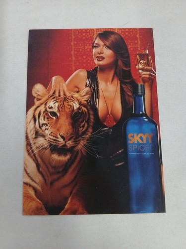 Skyy spiced vodka woman with - vodka,