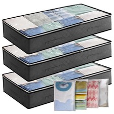 Underbed Storage Bag 3Pack 90L