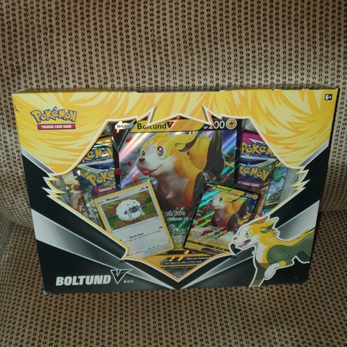 Pokemon boltund box - v, includes