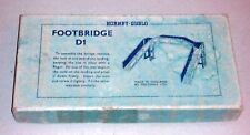 Hornby Dublo 1950s Metal Foot Bridge with Box. Fair Used Condition.