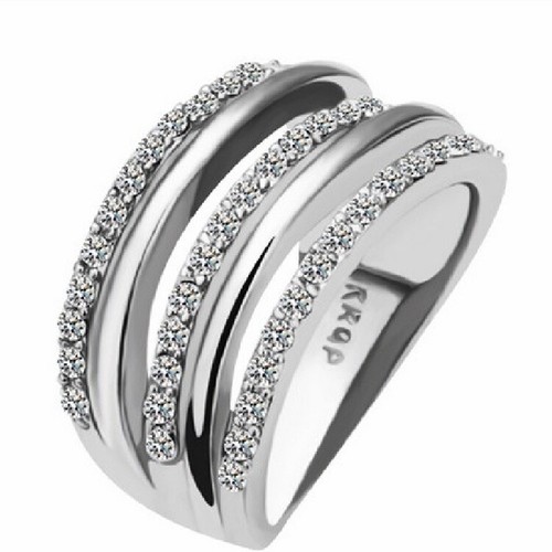 Row white gold finish - row,