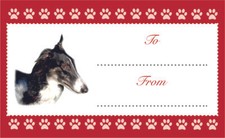 Borzoi Dog Christmas Birthday