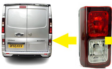 FITS VAUXHALL VIVARO VAN 2014-2022 REAR FOG LIGHT SPOT LAMP DRIVER SIDE OFF SIDE