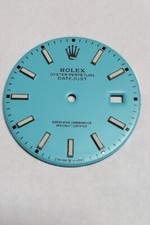 DIAL ONLY ROLEX 126300 126334 DATEJUST 41mm WATCH  - BESPOKE TURQUOISE "TIFFANY"