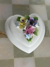 Vintage Heart Trinket Box