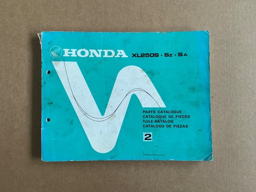 Genuine honda xl250s xl250 - xl250, sz