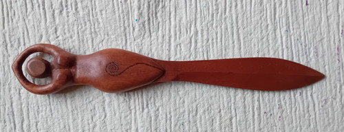 Hand carved iroko - carved,
