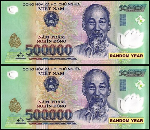 Vietnam dong one - dong, million