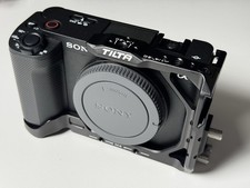 Sony Alpha ZV-E1 12.1 body, Tilta cage, Sony case, Peak D strap, Saramonic Mics