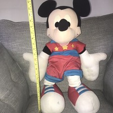 Giant Large Talking Mickey Mouse Vintage Soft Toy - Mattel / Arco Toys