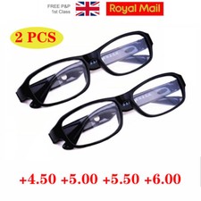 Reading Glasses Black Plastic