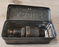 Lodge Vintage Spark Plug Tin and Spark Plug