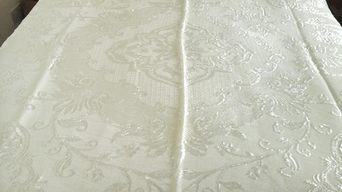 Vintage gorgeous white satin - gorgeous,
