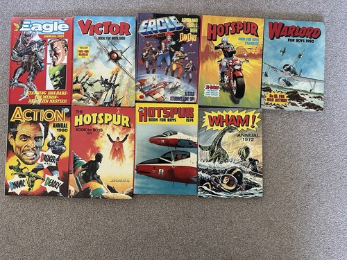 Vintage comic book annuals - uk,
