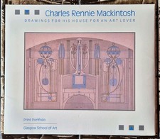 Charles Rennie Mackintosh Drawings for his House for an Art Lover 1990 8 Prints