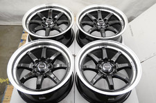 15" Black Wheels Rims 4 Lugs