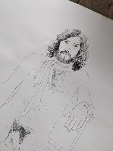 David hockney rare lithograph - david,