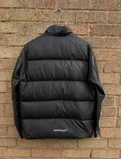 Undercover Down Leather Jacket Large Medium L  3 Black Undercoverism  Supreme  